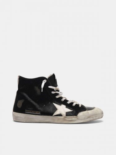 Francy sneakers in pony skin with contrast star