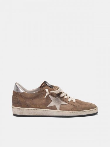 Ball Star sneakers in suede with contrasting star and metal heel tab
