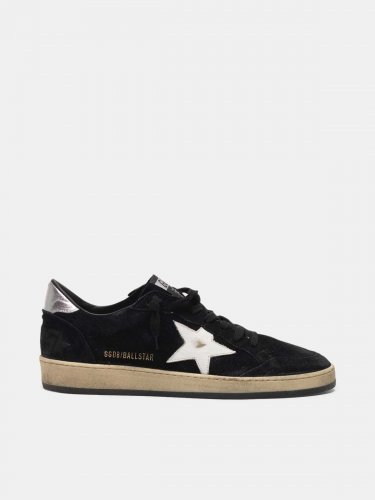 Ball Star sneakers in suede with contrasting star and metal heel tab