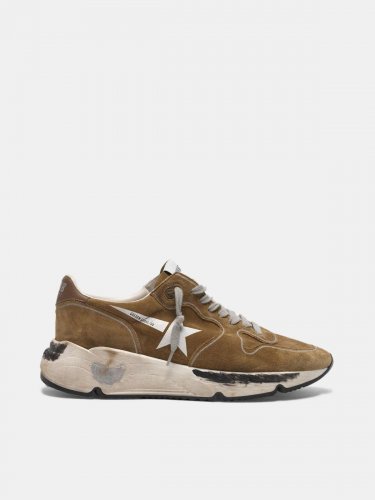 Running Sole sneakers in suede with white star