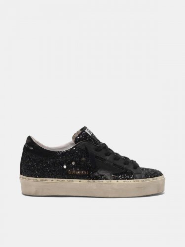 Hi Star sneakers black glitter upper