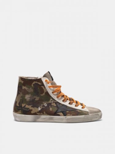 Francy sneakers with pixel camouflage pattern