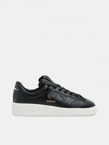 Black leather PURESTAR sneakers