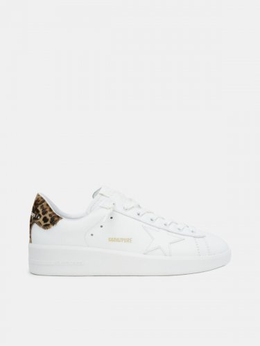 Men??s PURESTAR sneakers with leopard-print heel tab