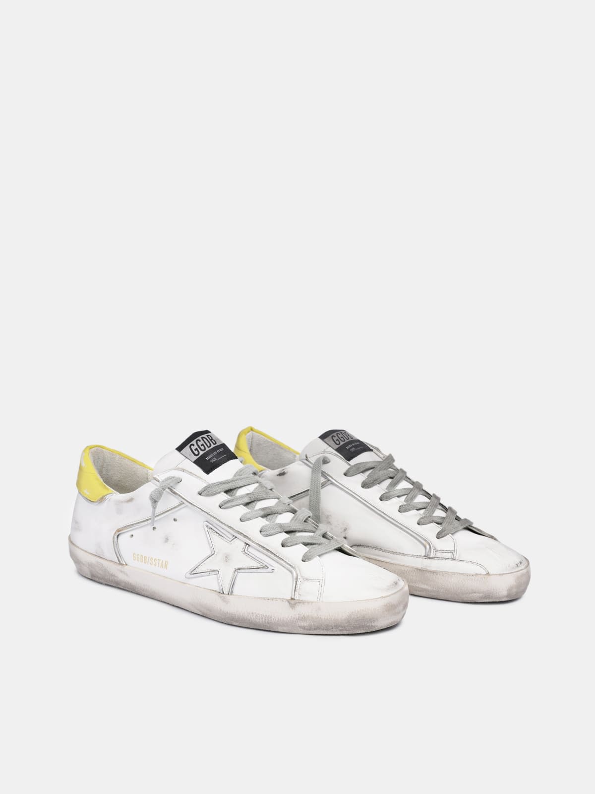 Super-Star sneakers with silver piping